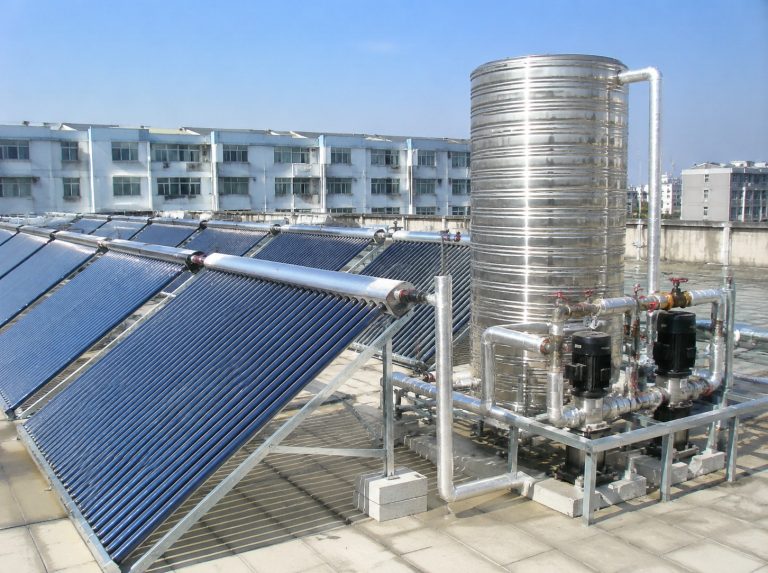 建安区商用大容量真空管太阳能热水系统